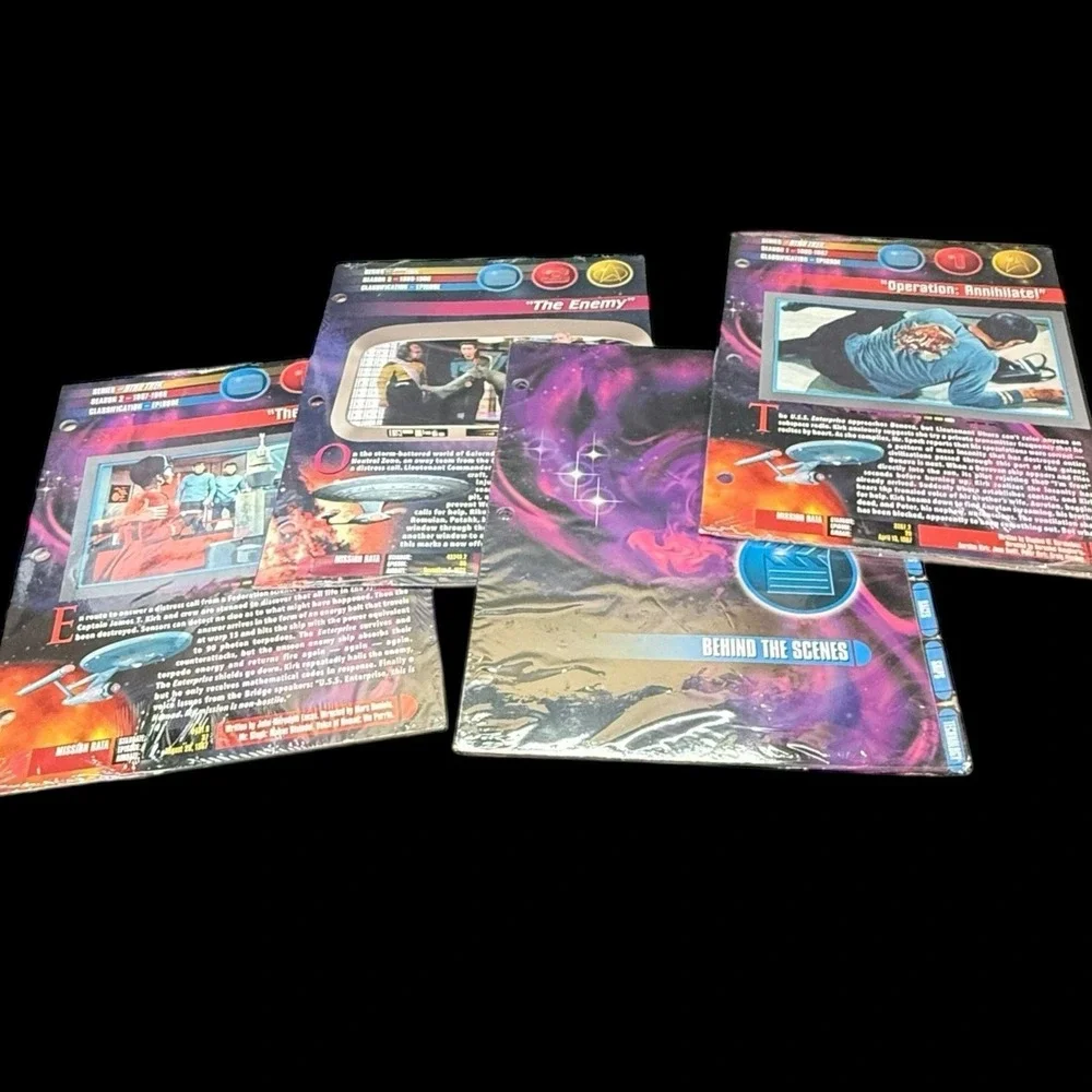 Star Trek Universe Users Manual 3 Ring Binder 4 Unopened‎ Packs
